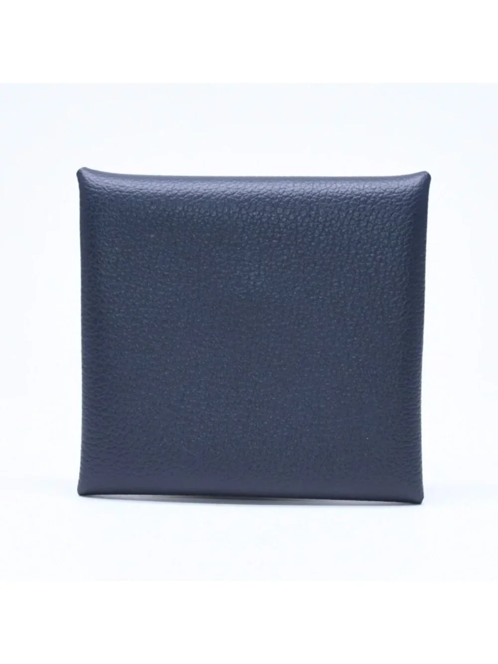 Hermes Wallet Coin Purse Bastia Silver Veau Epsom